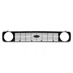 Ford Escort Mk2 MAGNUM Front Grill Round Headlamps for Oval Badge PAINTED Grille