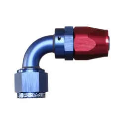 Motamec AN -10 AN10 JIC 90 Degree Swivel Hose End Alloy Fitting Fuel Oil