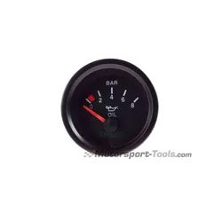 Racetech Electric Oil Pressure 52mm Gauge 0-8 BAR