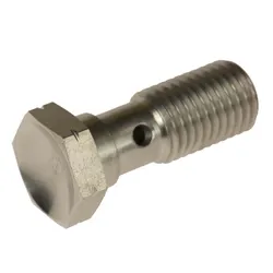 Motamec M12 x 1.5mm 31mm Long Stainless Steel Banjo Bolt Brake Fitting