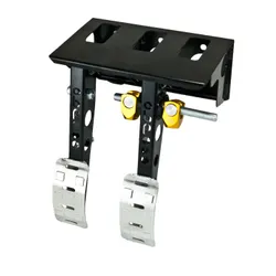 OBP Universal Top Mounted 2 Pedal Bulkhead Fit Hydraulic Clutch Pedal Box OBP Universal0161PRT