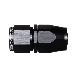Motamec AN -10 AN10 JIC Straight Hose End Alloy Fitting Fuel Oil Aeroquip Type Black