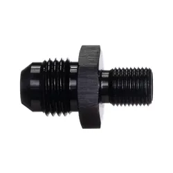 Motamec AN -6 AN6 to 1/8" BSP Straight 1/8x28 Thread Alloy Adapter Fitting Black