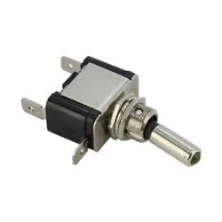 On/Off Amber LED Toggle Switch Lucar Terminal - 20 Amp