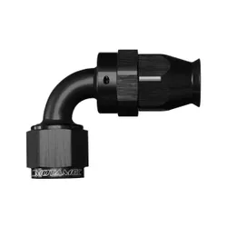 Motamec AN JIC -6 AN6 90 Degree Swivel Teflon PTFE Hose Fitting End Alloy Fuel Oil Black