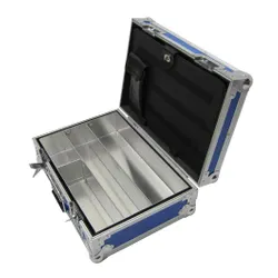 Motamec Mechanics Flight Case Heavy Duty Tool Box Blue with Alloy Tray