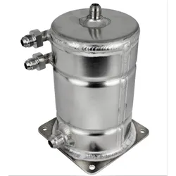 Motamec 1.5 Litre Alloy Fuel Injection Tank Swirl Pot - AN / JIC Fittings