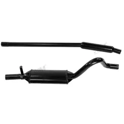 Ashley Escort Mk1 Mk2 X-Flow / Crossflow Exhaust System Twin Box - 2.25 L/H
