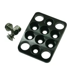 Motamec WRC Spec Billet Alloy Pedal Extension Pad Square Edge 4x3