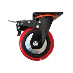 Motamec Universal Castor Wheel with Brake - Heavy Duty