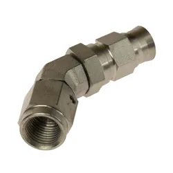 Motamec -3 AN M10 x1mm Female 45 Degree Swivel Stainless Steel Brake Fitting