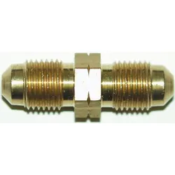 Automec Brake Pipe Brass Inline Connector Male M10x1mm
