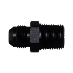 Motamec AN -8 AN8 JIC to 1/2" NPT Straight Aluminium Alloy Fitting Adapter Black