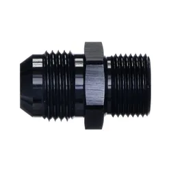 Motamec AN -10 AN10 JIC to M20x1.5 Metric Thread Alloy Fitting Adapter Black