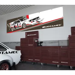 Motamec Audi Quattro S1 Group B Pikes Peak Large Wall Banner for Garage & Workshop