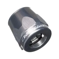 Motamec 30mm AN16 Fuel Hose Clamp End Finisher Hex Head Jubilee Alloy SILVER