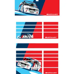 Motamec PRO94 Tool Chest BMW Racing E30 M3 DTM Magnetic Sticker Decal Set