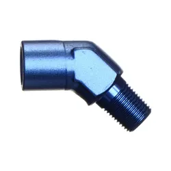 Motamec 1/8" NPT 45 Degree Female to Male Elbow Alloy Adapter Fitting
