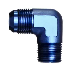 Motamec AN JIC -12 AN12 To 3/4" NPT 90 Degree Alloy Adapter Fitting