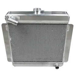 Escort Mk1 Mk2 Alloy Radiator Big Header YB Cosworth Millington - Aluminium