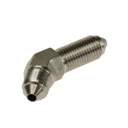 Motamec 3/8 UNF -3 AN Male to Male 45 Degree Stainless Steel Brake Fitting