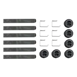 Motamec Universal Exhaust System Mounting Kit - Weld On Bracket Rubber Mount Kit