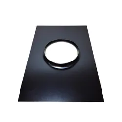 Motamec Oversized Alloy Gear Lever Surround /Gear Stick Gaiter Plate Cover Black