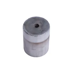 Steel Weld In Universal Mounting Post with Thread Insert 45mm Ø X 55mm Long - M8
