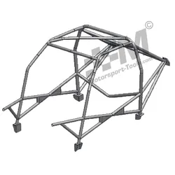 Ford Escort Mk2 Safety Devices Weld in Roll Cage T45 - Multi point + All Extras