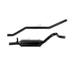 Ashley Escort Mk1 Mk2 RS2000 Pinto Exhaust System Single Box - 2 Left Hand