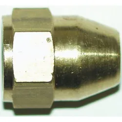 Automec Brake Pipe Brass Union Fitting Female 3/8" x24 UNF 3/16