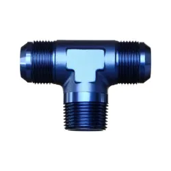 Motamec AN JIC -16 AN16 To 1" NPT Flare Tee On Branch Alloy Adapter Fitting