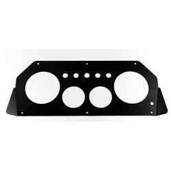 Escort MK2 Alloy Dash Instrument Panel Driver Binnacle Gauge Plate - Drilled