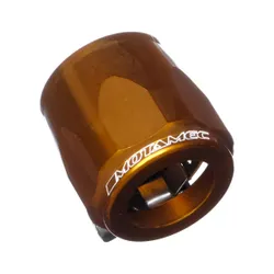 Motamec 20mm AN10 Fuel Hose Clamp End Finisher Hex Head Jubilee Alloy GOLD
