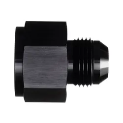 Motamec AN JIC -16 AN16 Female to AN JIC -12 AN12 Male Reducer Alloy Fitting Adapter Black