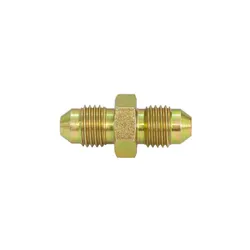 Motamec Brake Fitting Adaptor - Male to Male 7/16 UNF Equal -4 JIC