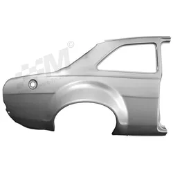 Ford Escort Mk1 Rear Quarter Panel with Bubble Arch Complete Right Hand Side O/S