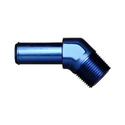 Motamec 3/4 NPT Male to AN12 3/4in BSP Push On 45 Degree Adapter Alloy Fitting