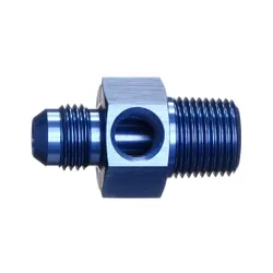 Motamec AN JIC -6 AN6 Male To 3/8" NPT Adapter Fitting with 1/8 NPT Female Alloy