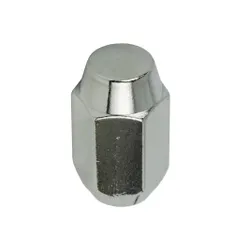 Escort Mk1 Wheel Nut 7/16" UNF - 60° seat - 19mm Hex Chrome Dome Nut