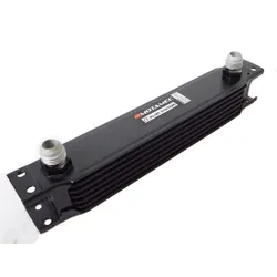 Motamec Oil Cooler 7 Row - 235mm Matrix -10 AN JIC - Black Alloy