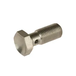 Motamec M10 x 1mm 24mm Long Stainless Steel Banjo Bolt Brake Fitting