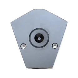 Motamec 3/8" NPT In 3/8" Out Y Block Aluminium Alloy with 1/2" Gauge Block
