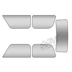 Classic Mini Mk3 Polycarbonate Window Kit Clear - Plastic Perspex Type