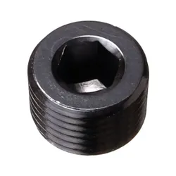 Motamec 1/8" NPT Socket Blanking Plug Alloy Fitting Black