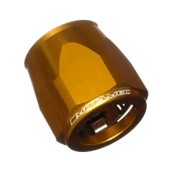 Motamec 24mm AN12 Fuel Hose Clamp End Finisher Hex Head Jubilee Alloy GOLD