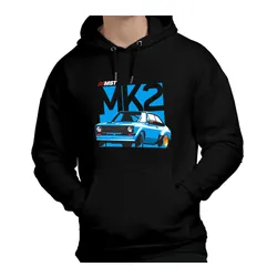 Hoody - MK2 Design – Black Extra Large