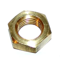Automec Brass Lock Nut for Brake Union Fittings - 3/8x24 UNF