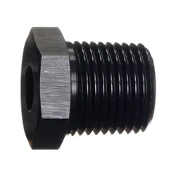 Motamec 1/8" Female to 1/2" Male NPT Fitting Alloy Adapter Black