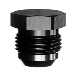 Motamec AN JIC -12 AN12 Flare End Plug Blanking Fitting Alloy Adapter Black